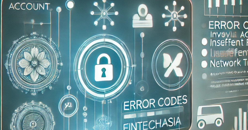 Error Codes FintechAsia